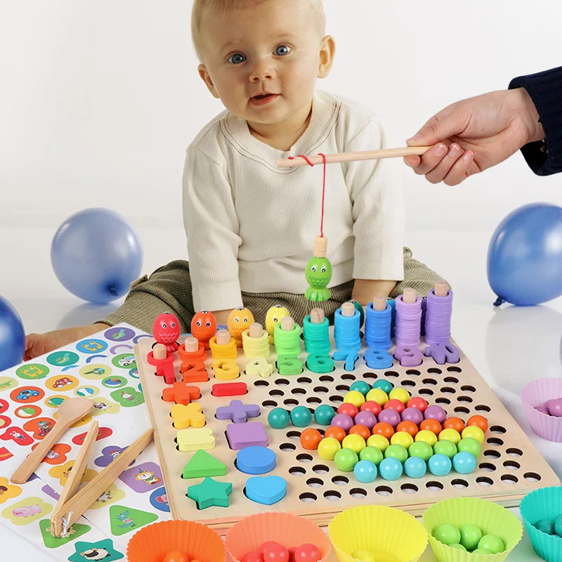Kids Education Board - Kids Educational Toys Montessori Wooden Puzzle