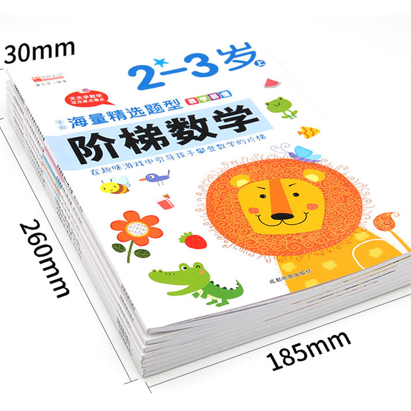 Kids Early Education Books - Preschool Step-by-Step Math Workbook for Kids
