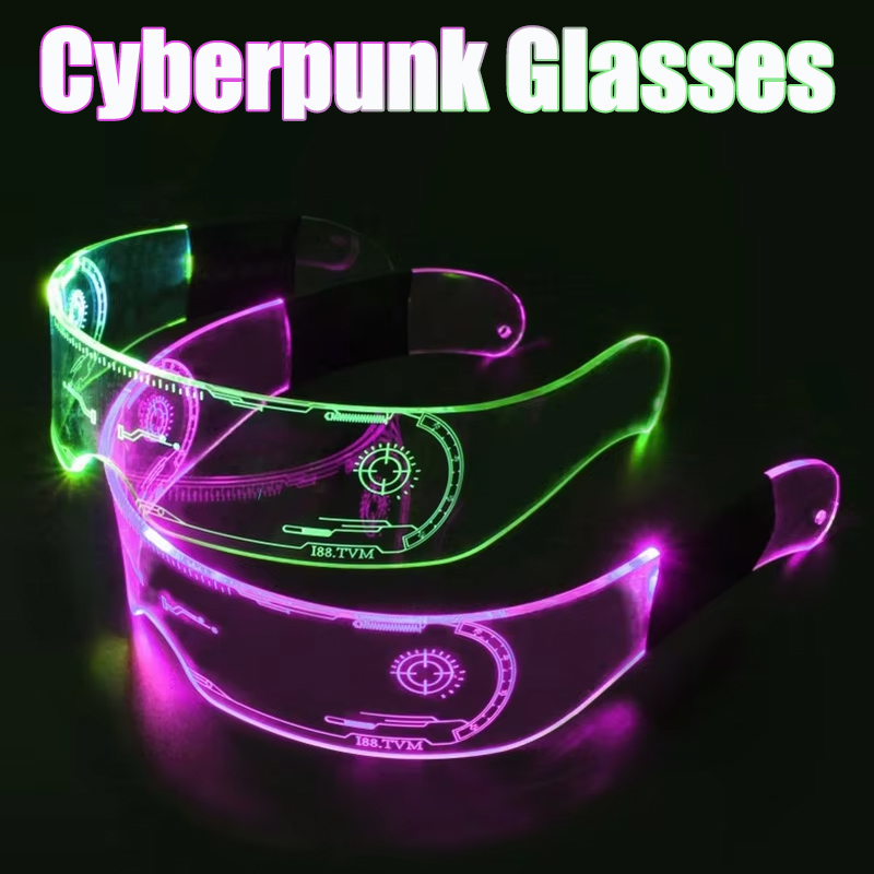 Kids Educational Songs - Cyberpunk Electric LED Glasses Sensation Glasses