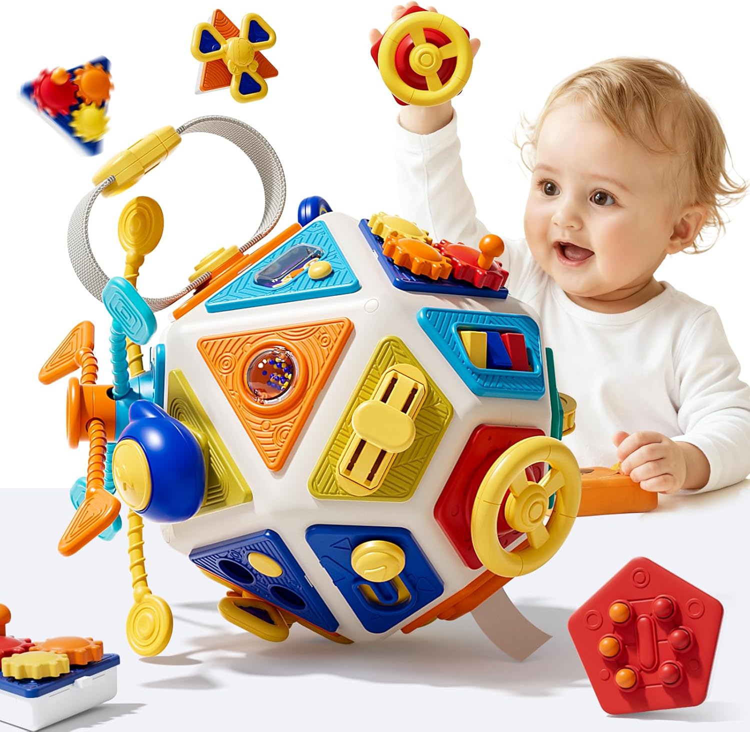 Kids Education Board - Baby Busy Board Activity Cube Toys