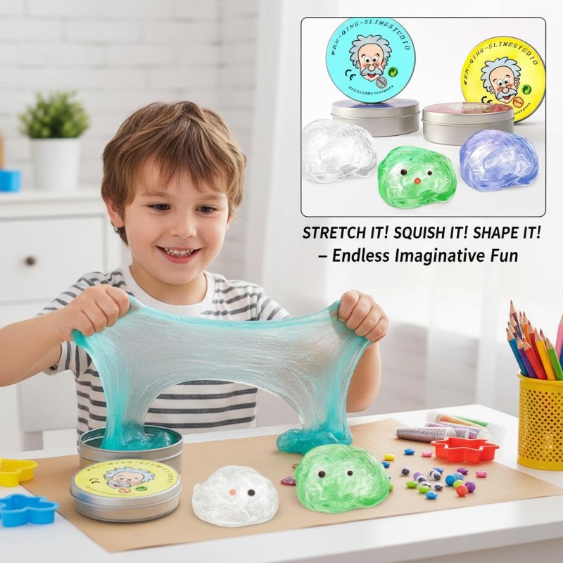 Lab Putty Crystal Clear Glass  - Kids Educational Songs ulasan dan harga