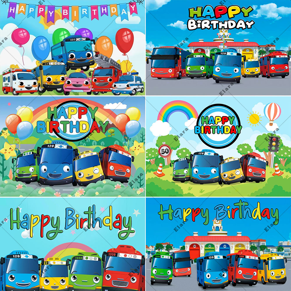 Cartoon Anime The Little Bus K - Background For Kids Education ulasan dan harga