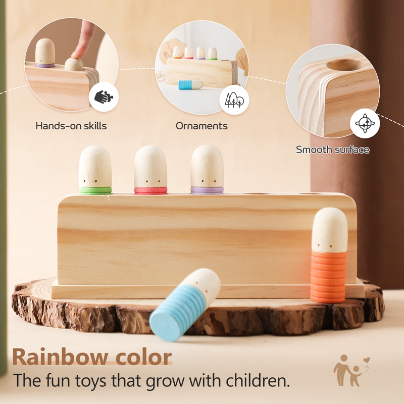Montessori Toys Baby Wooden Bo - Kids Educational Songs ulasan dan harga