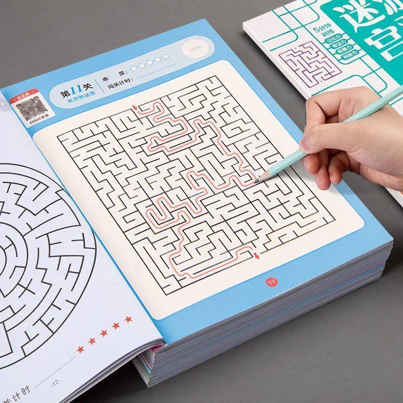 Children Maze Game Book Studen - Kids Early Education Books ulasan dan harga