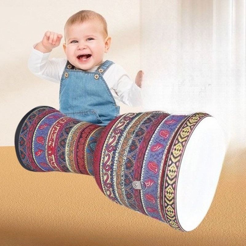 10 Inch Djembe Drum Large Adul - Kids Educational Songs ulasan dan harga