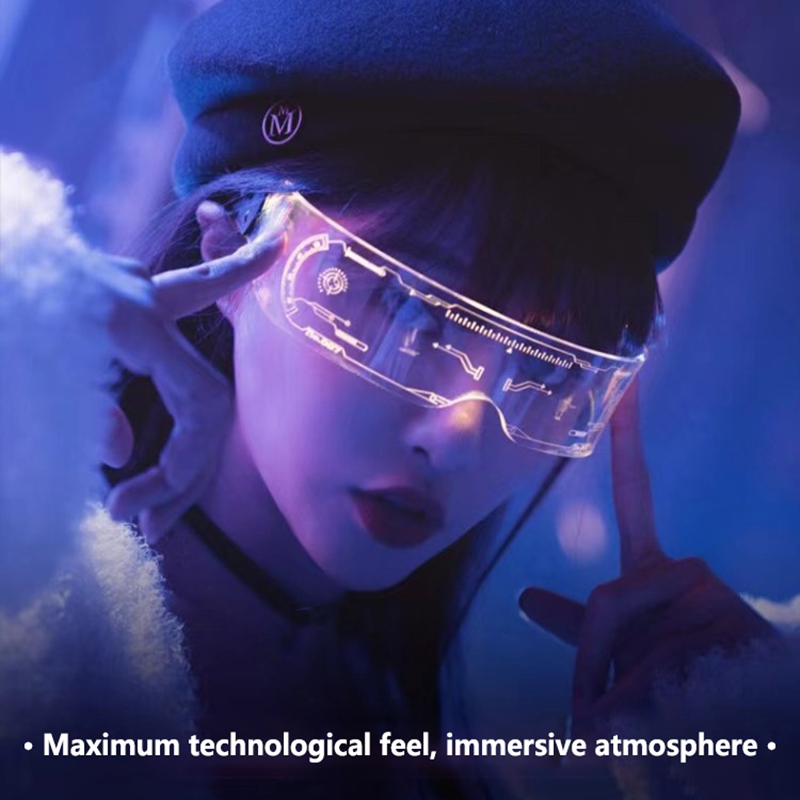 Cyberpunk Electric LED Glasses - Kids Educational Songs ulasan dan harga
