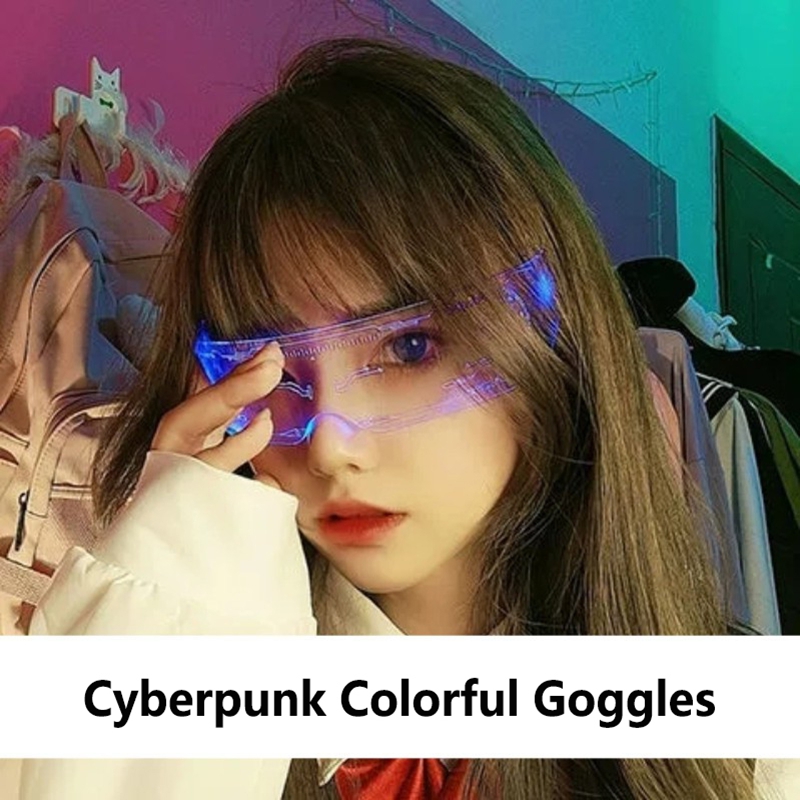 Cyberpunk Electric LED Glasses - Kids Educational Songs ulasan dan harga