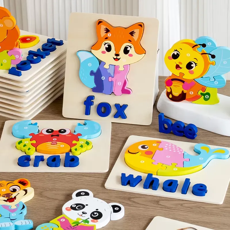 3D Animal Traffic Puzzle Spell - Kids Education Board ulasan dan harga