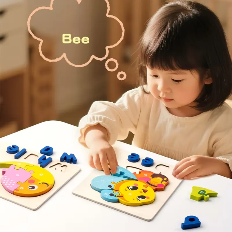 3D Animal Traffic Puzzle Spell - Kids Education Board ulasan dan harga