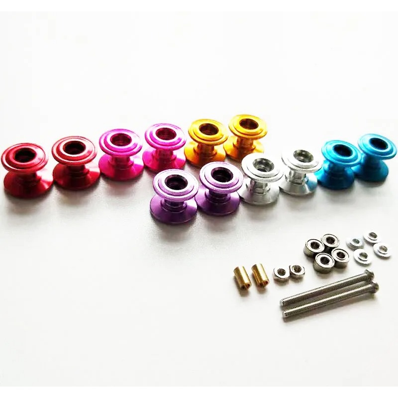 2Pcs 12-13mm Double Guide Roll - Tamiya Model Mini 4Wd ulasan dan harga