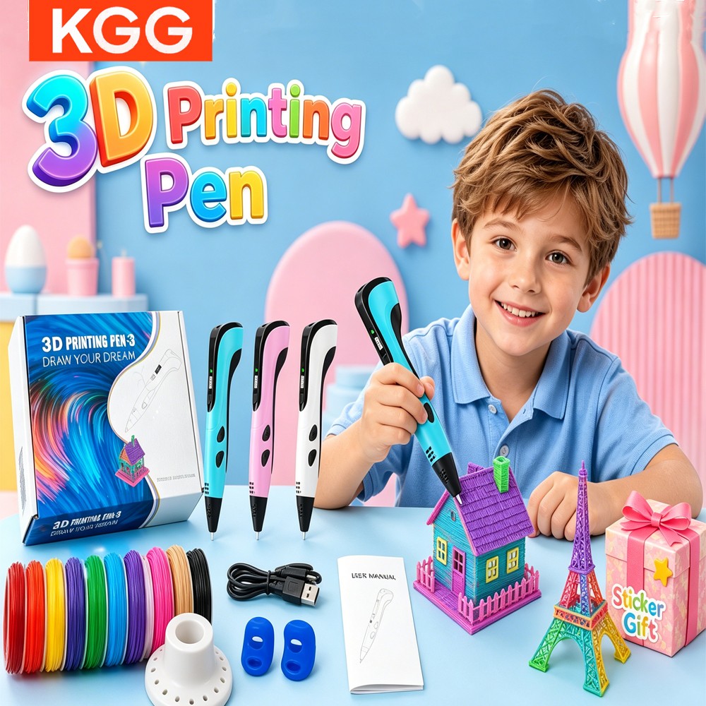 Kids 3D Printing Drawing Pen w - Kids Education Degree ulasan dan harga