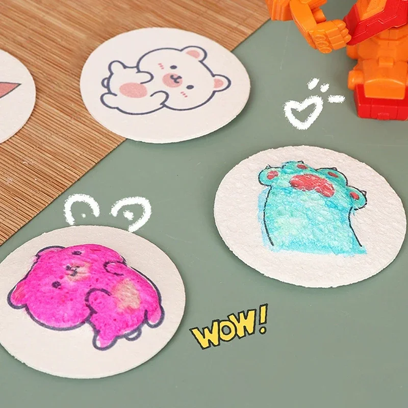 3D Puffy Foam Texture Painting - Kids Education Board ulasan dan harga