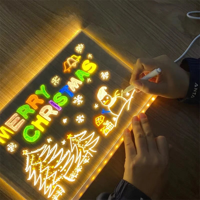 Magic Glow Kids Drawing Board: - Kids Education Tablets ulasan dan harga
