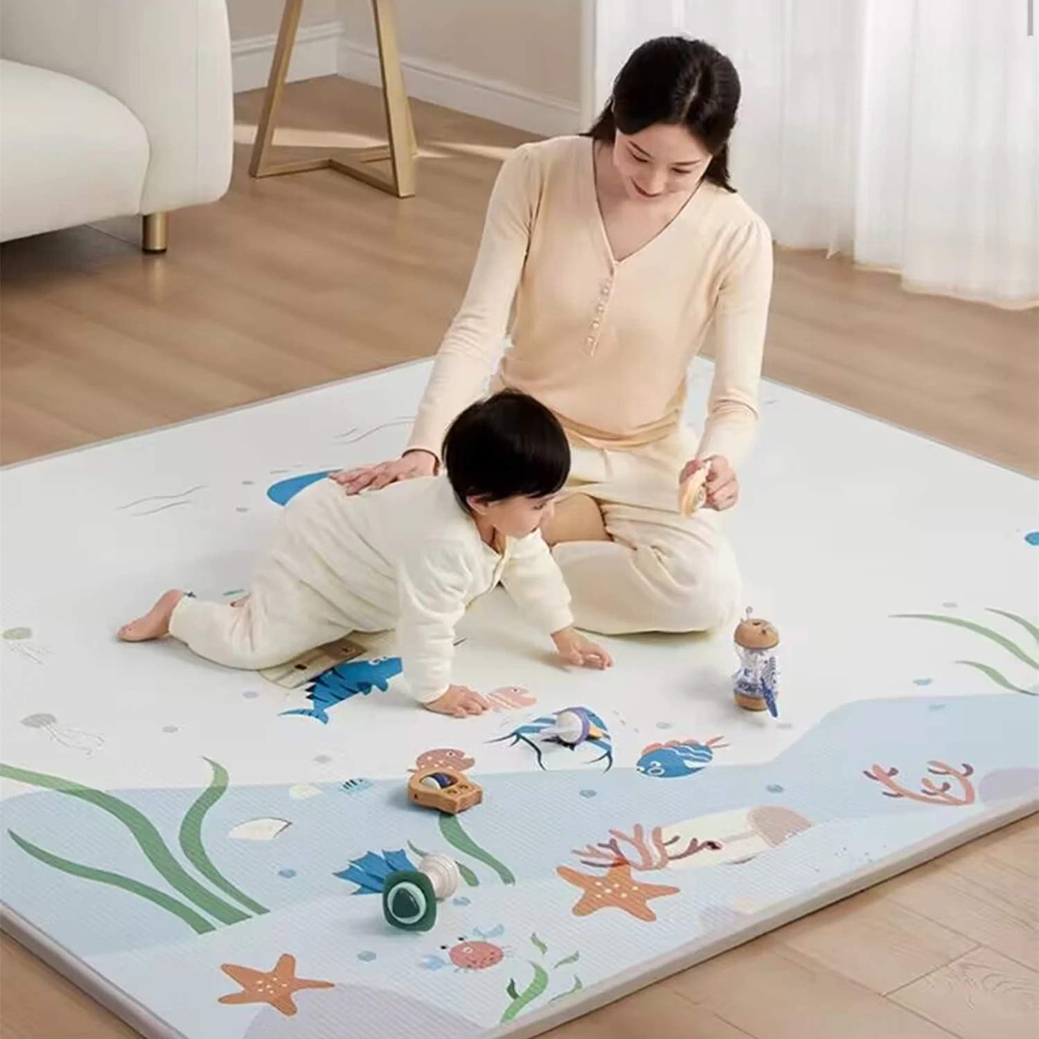 Waterproof Thick 1cm Baby Play - Kids Education Bd ulasan dan harga