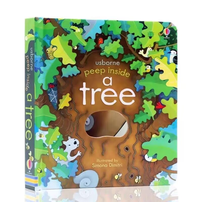 Usborne Peep Inside A Tree 3D  - Kids Early Education Books ulasan dan harga