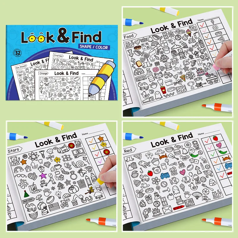 Children's Search Activity Boo - Kids Early Education Books ulasan dan harga