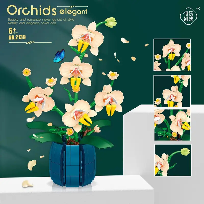 606 Pcs Orchid Building Blocks - Orchid Kids Education ulasan dan harga