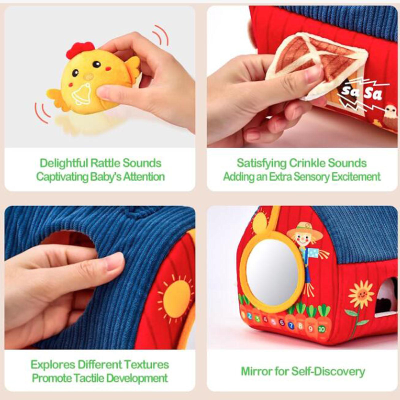 Plush Farm Animals Gifts Chris - Kids Education Learn Tv ulasan dan harga