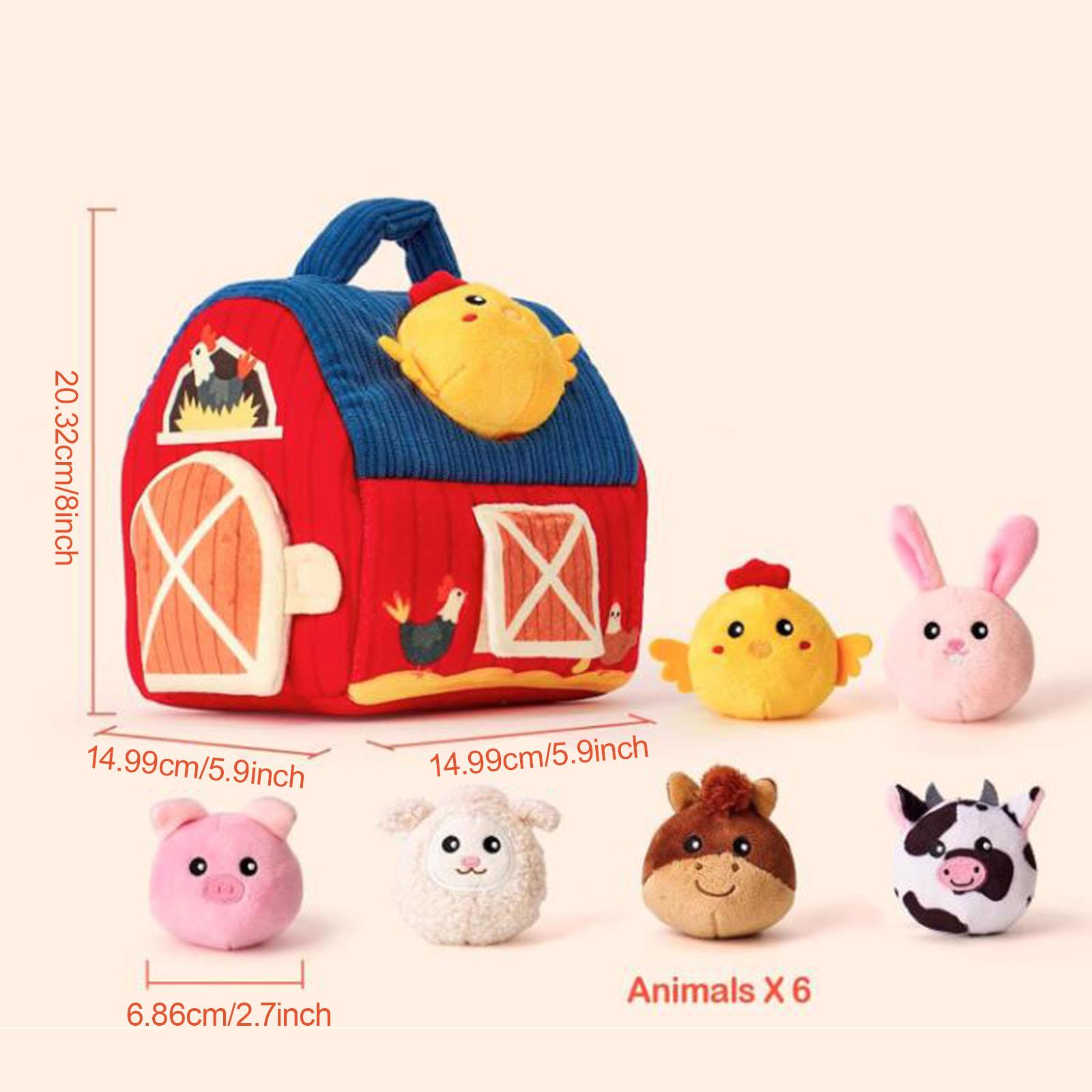 Plush Farm Animals Gifts Chris - Kids Education Learn Tv ulasan dan harga