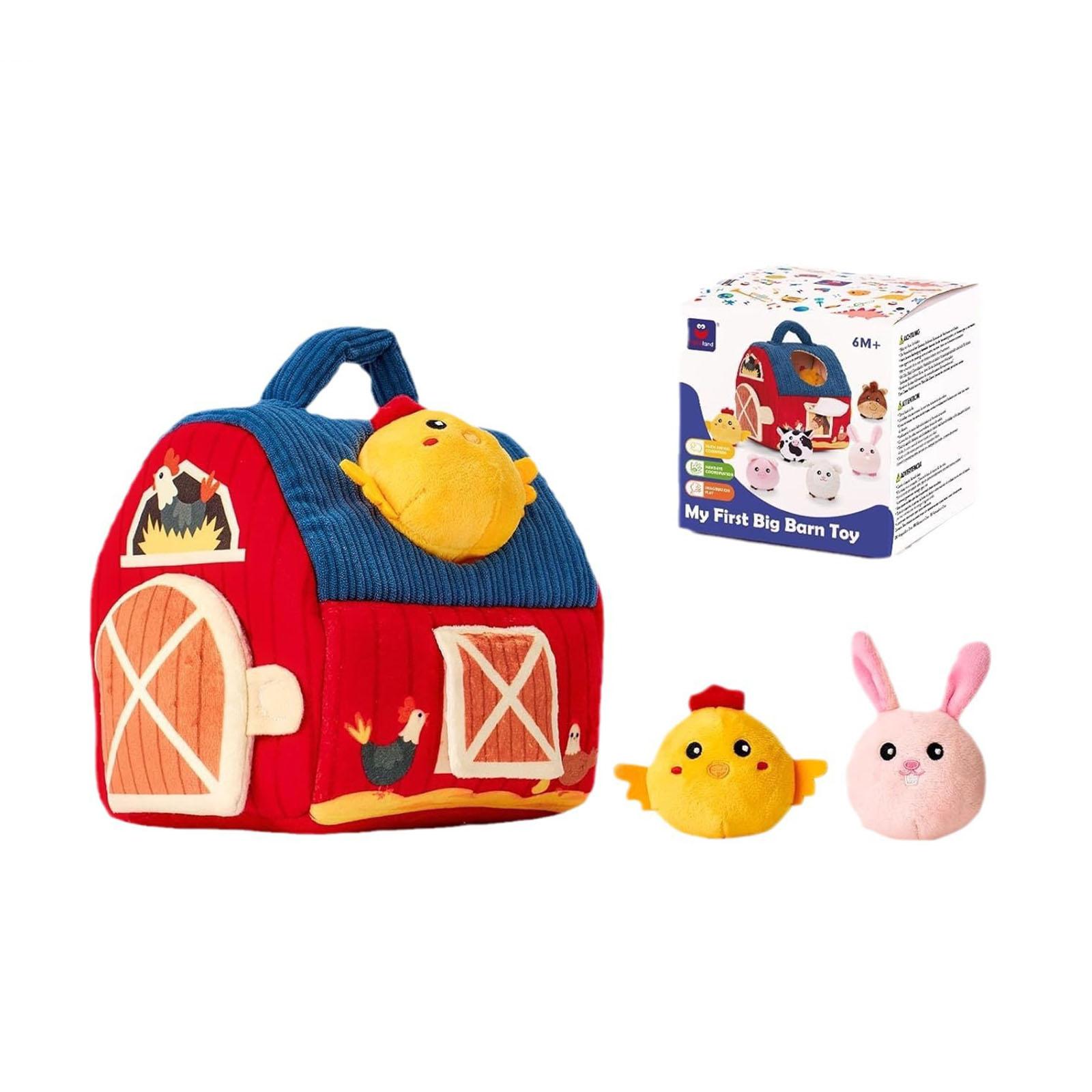 Plush Farm Animals Gifts Chris - Kids Education Learn Tv ulasan dan harga
