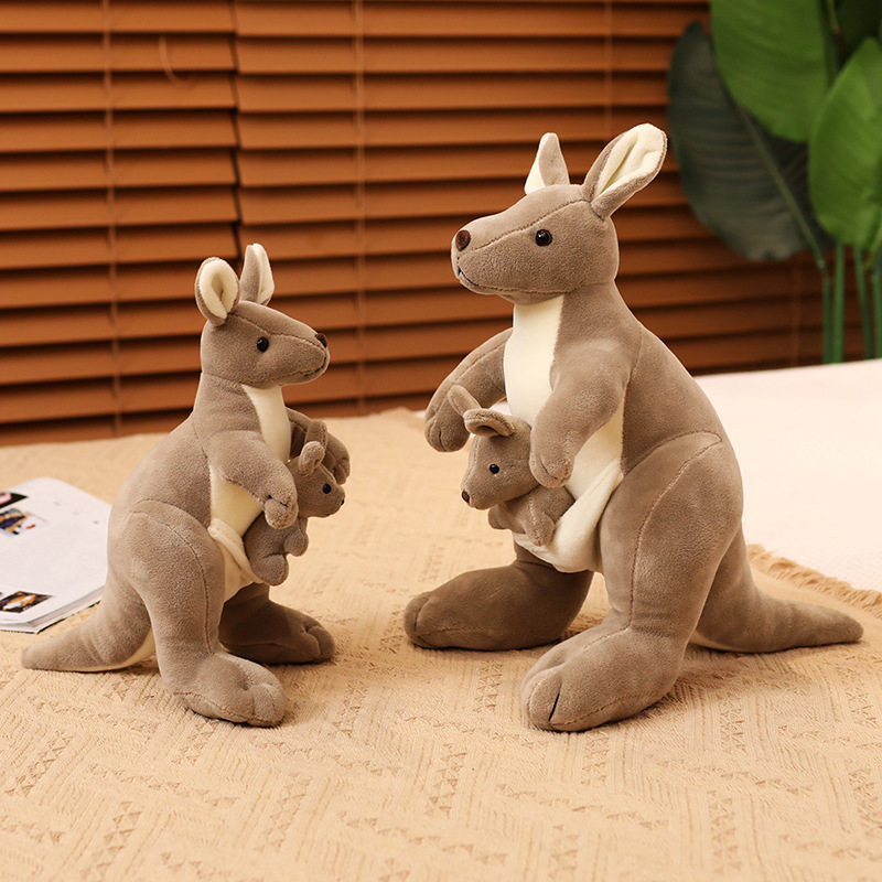 Realistic Mother Baby Kangaroo - Kangaroo Kids Education ulasan dan harga